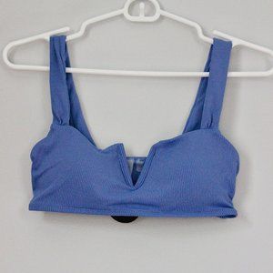 Lulu's Stay Salty Periwinkle Blue Ribbed Bikini